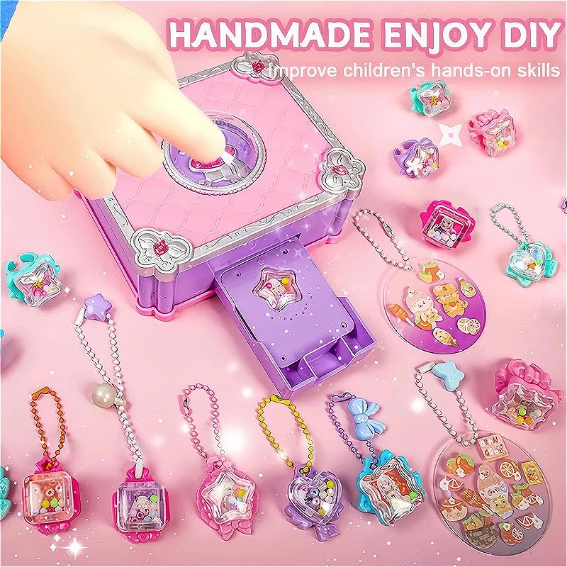 Jewelry Making Kits For Girls - Kit Pembuat Stiker 3D DIY Mesin