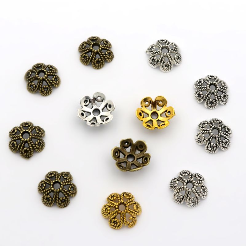 Jewelry Making Business - 50 Buah Topi Manik Spacer Longgar