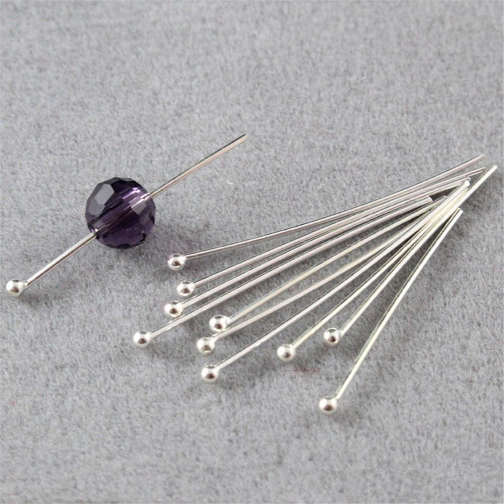 Jewelry Making Using Beads - 100 Buah Pin Kepala Bola Bulat