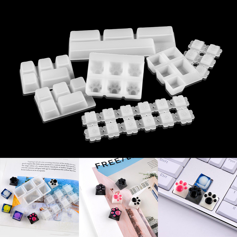 Jewelry Making Techniques - Keyboard Mekanik Resin Kunci Cap Cetakan