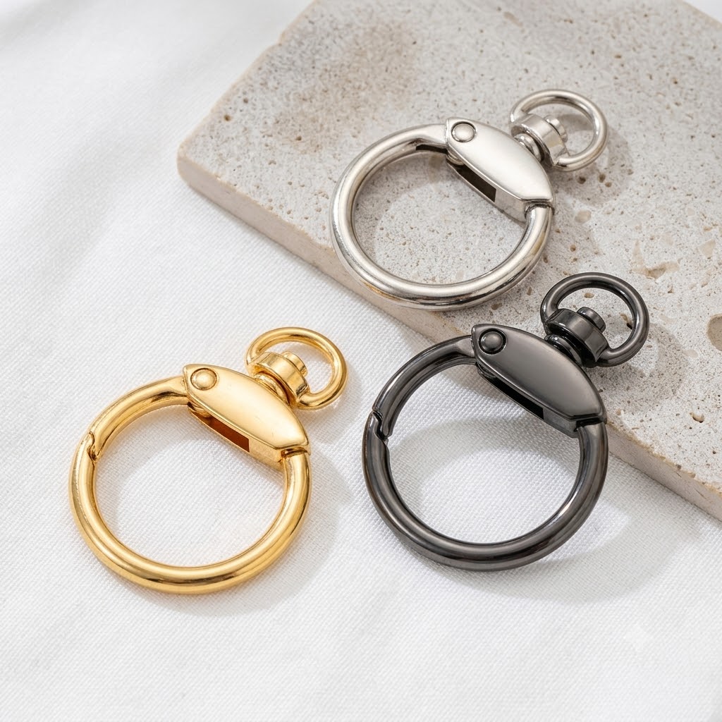 Jewelry Making Jump Rings - 5pcs/Lot Gantungan Kunci Logam dengan Cincin