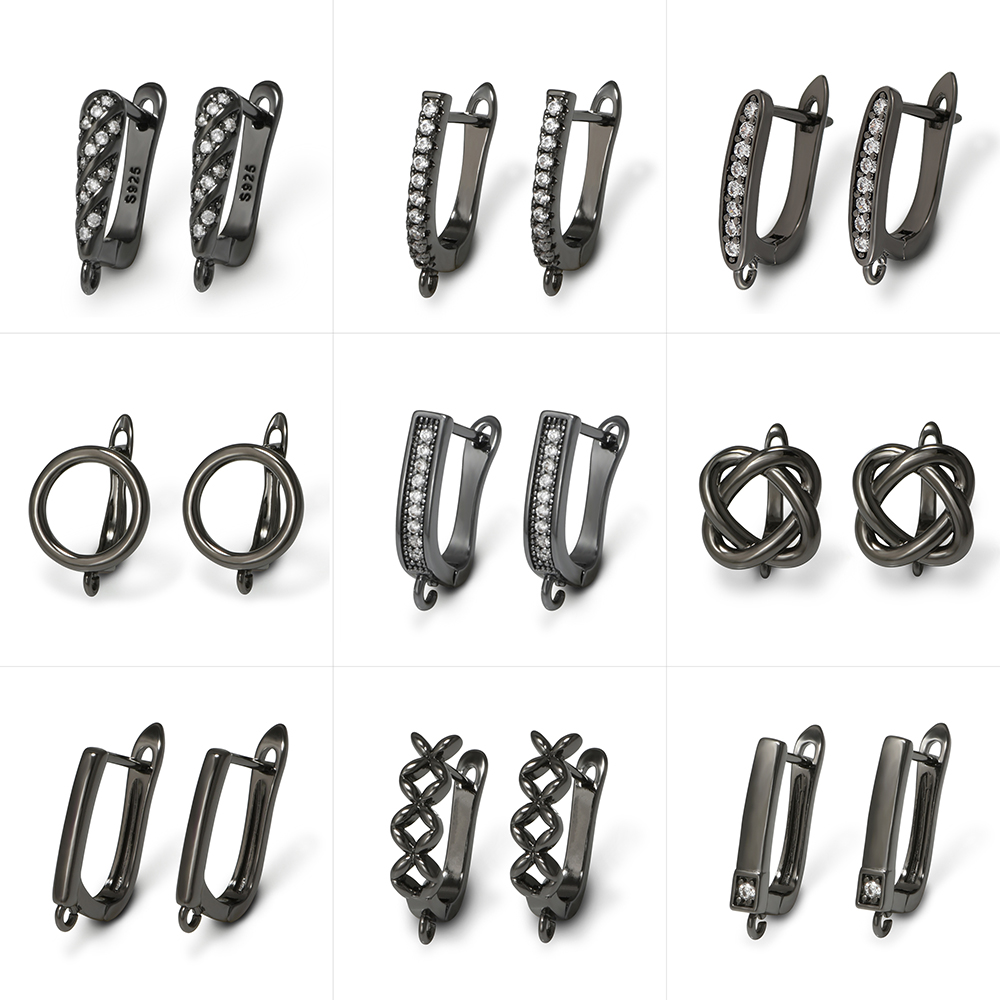 Jewelry Making Earring Supplies - YANASI 1 Pasang Kait Anting Kuningan