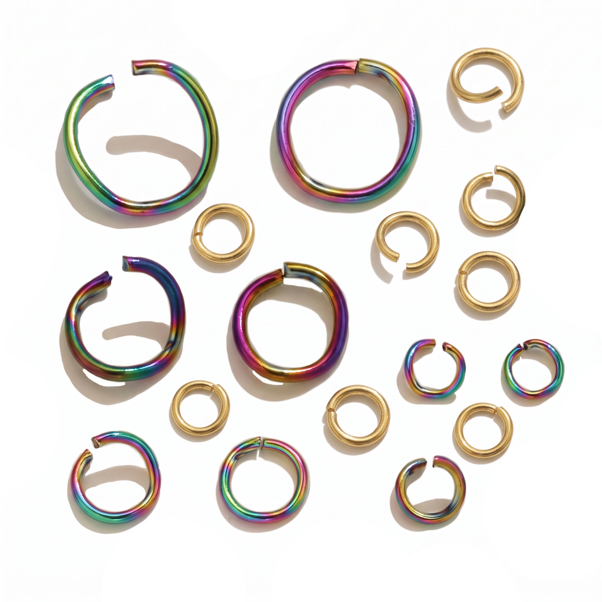 Jewelry Making Jump Rings - 100pcs Cincin Sambung Stainless Steel Pelangi
