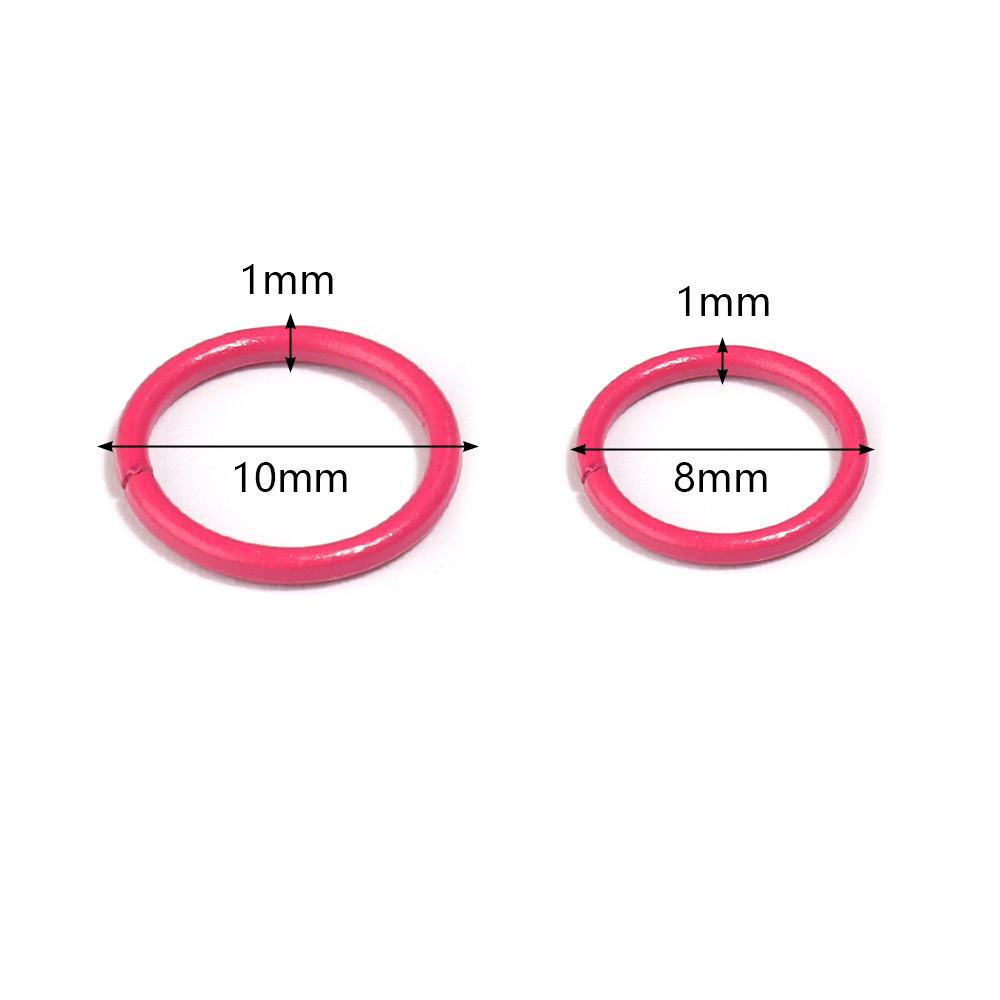 50 pcs Cincin Besi Terbuka 8/1 - Jewelry Making Jump Rings ulasan dan harga