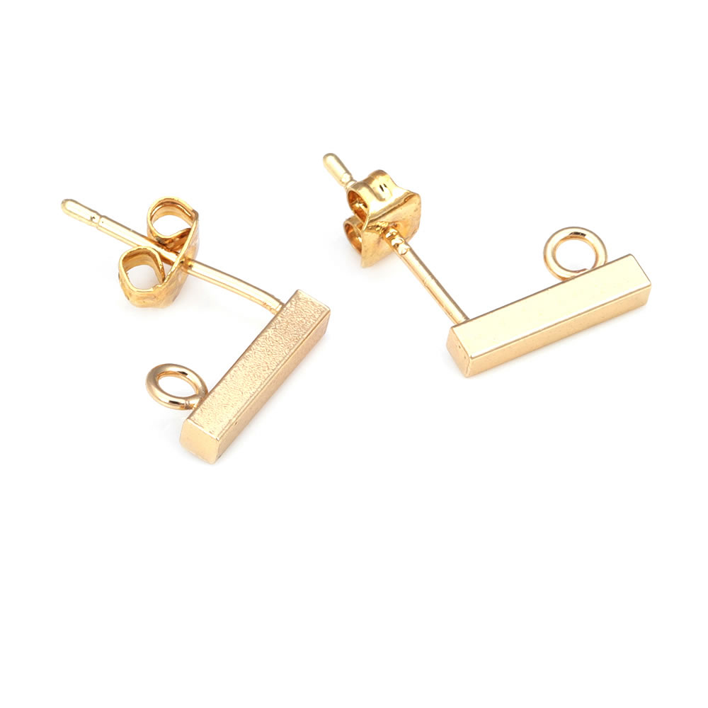 Anting Tusuk Bentuk Batang Per - Jewelry Making Earring Supplies ulasan dan harga
