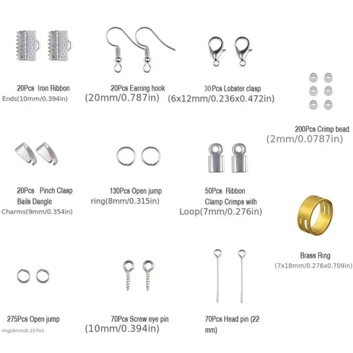 900 Buah Kit Temuan Perhiasan  - Jewelry Making Tutorials ulasan dan harga