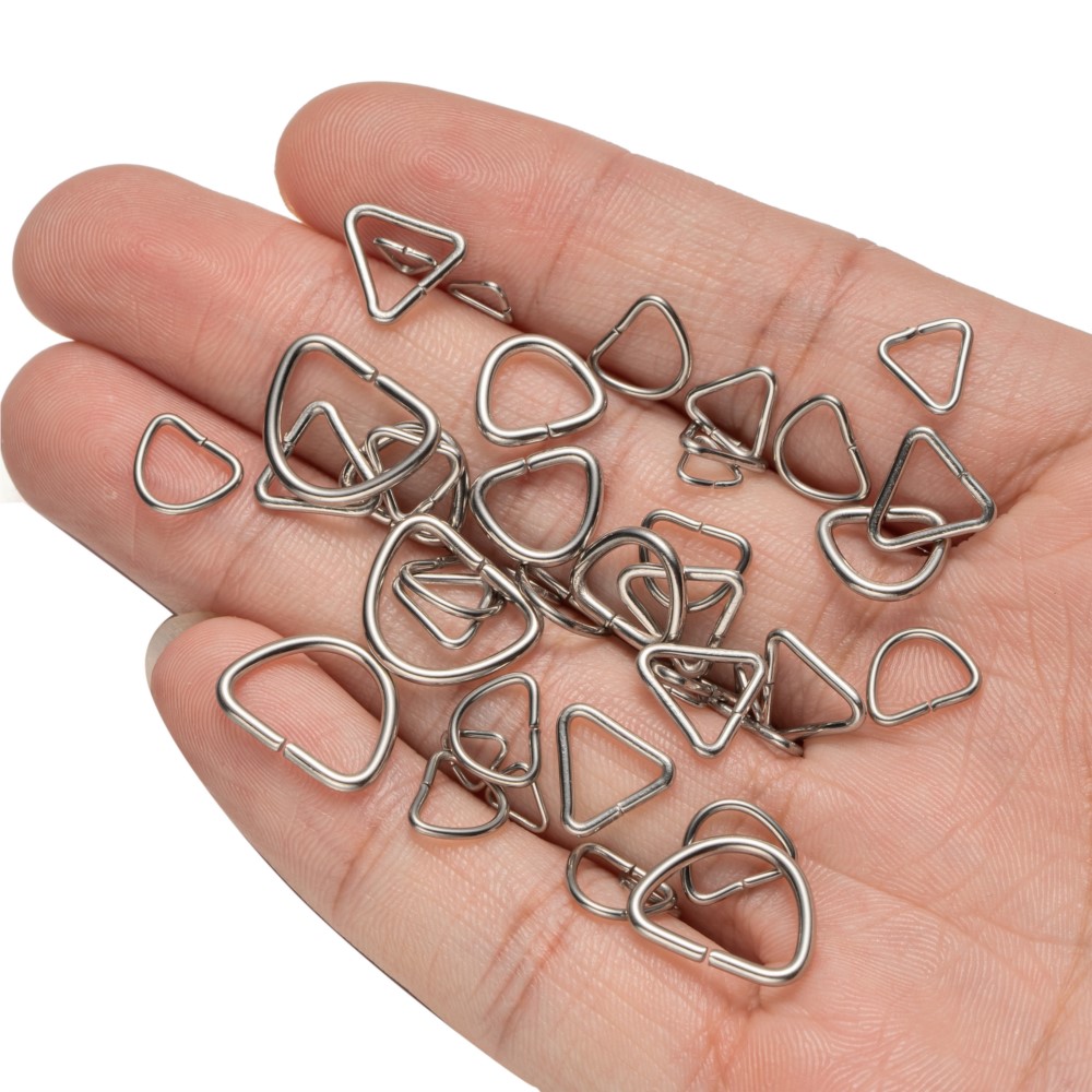 100 pcs Cincin Loncat Segitiga - Jewelry Making Jump Rings ulasan dan harga