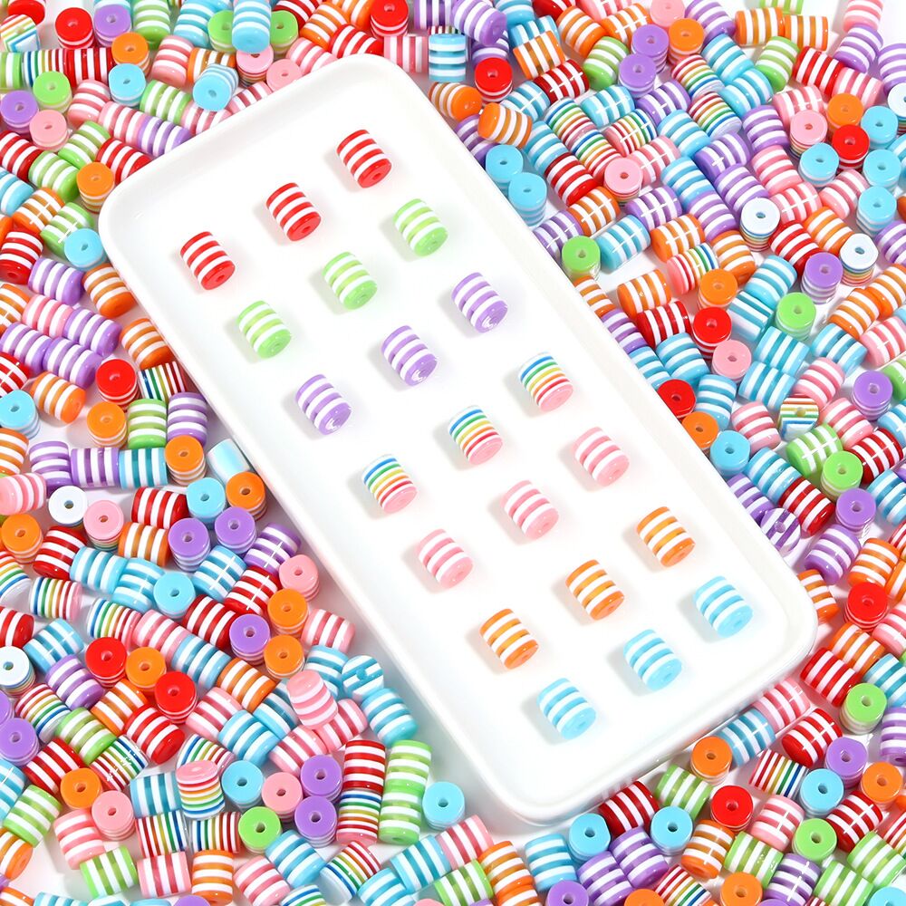 100 Buah/Lot Manik-manik Resin - Jewelry Making Event ulasan dan harga