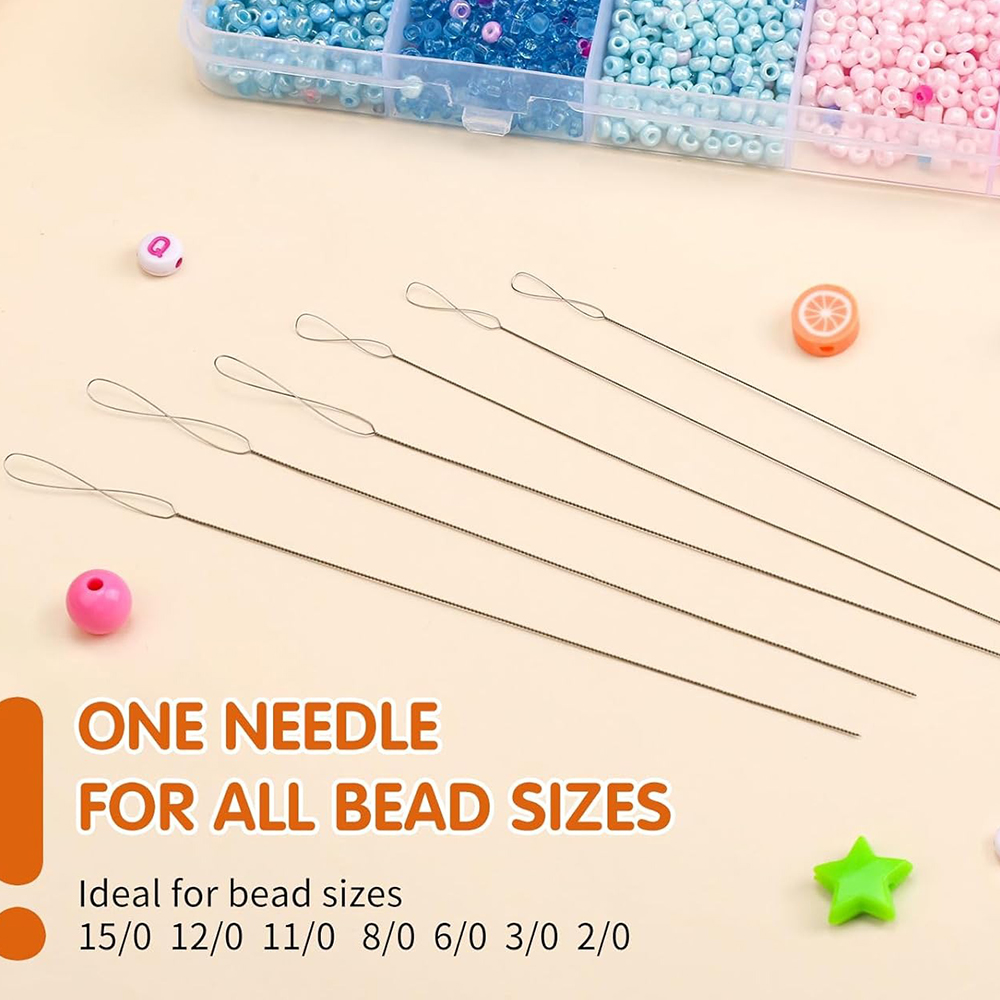 6 Buah Jarum Manik-manik Kawat - Jewelry Making Tools List ulasan dan harga