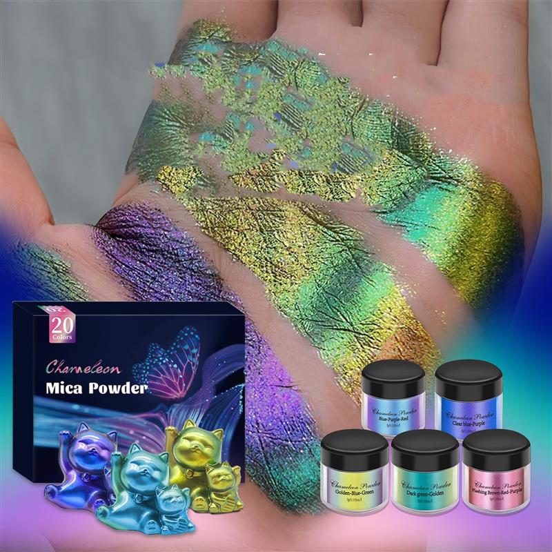 3g bubuk mika bunglon Epoxy Re - Jewelry Making Tools List ulasan dan harga