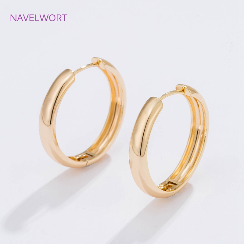 6 Ukuran Anting Lingkaran Berl - Jewelry Making Earring Supplies ulasan dan harga