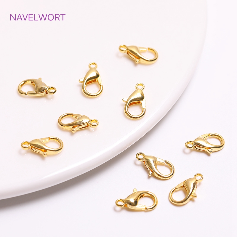 Jepit Lobster Lapis Emas 18K U - Jewelry Making With Copper Wire ulasan dan harga