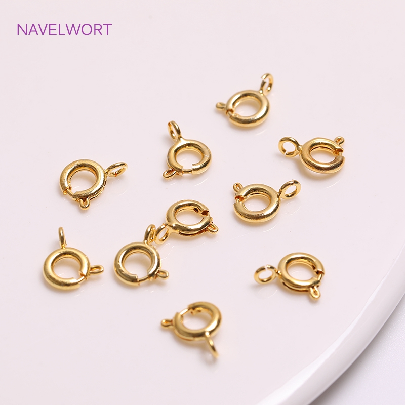 Jepit Lobster Lapis Emas 18K U - Jewelry Making With Copper Wire ulasan dan harga