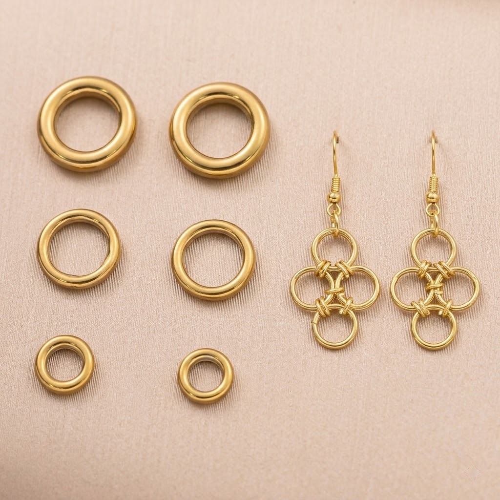20 pcs Cincin Loncat Bulat Ter - Jewelry Making Jump Rings ulasan dan harga