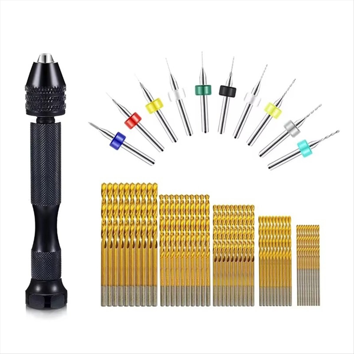 STOCK-Mini Pin Vise Bor Tangan - Jewelry Making Rotary Tool ulasan dan harga