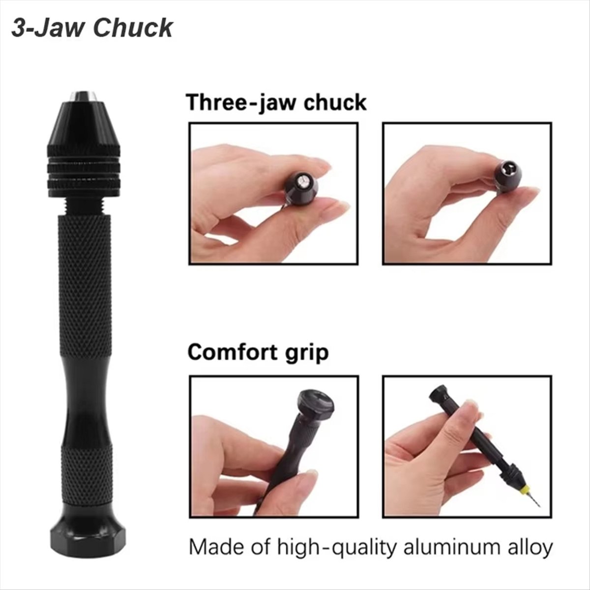 STOCK-Mini Pin Vise Bor Tangan - Jewelry Making Rotary Tool ulasan dan harga