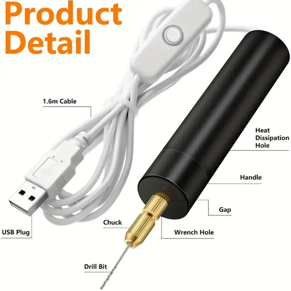 Bor Listrik Mini Portabel USB  - Jewelry Making Rotary Tool ulasan dan harga