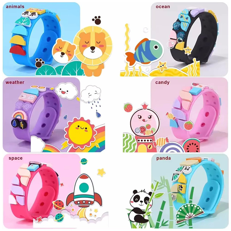 6 Buah/Set Gelang Titik Blok B - Jewelry Making Kits For Girls ulasan dan harga