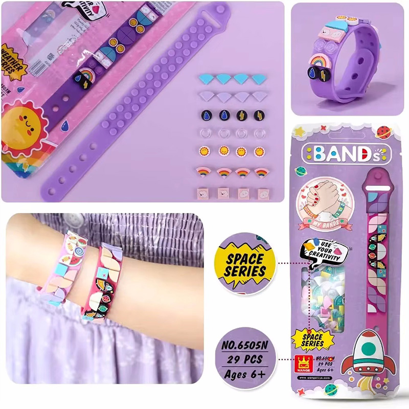 6 Buah/Set Gelang Titik Blok B - Jewelry Making Kits For Girls ulasan dan harga