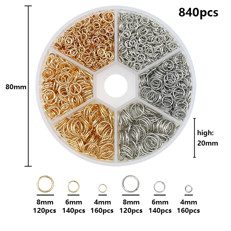 Kc cincin Aloi emas 6 8mm, Kit - Jewelry Making Online ulasan dan harga