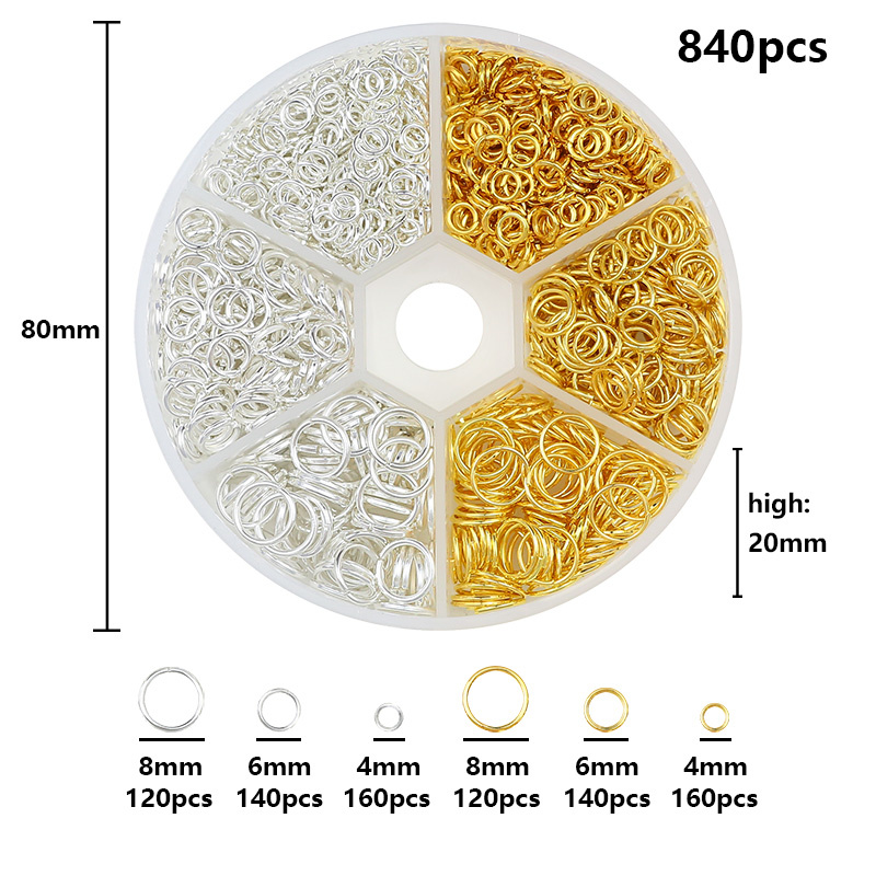 Kc cincin Aloi emas 6 8mm, Kit - Jewelry Making Online ulasan dan harga