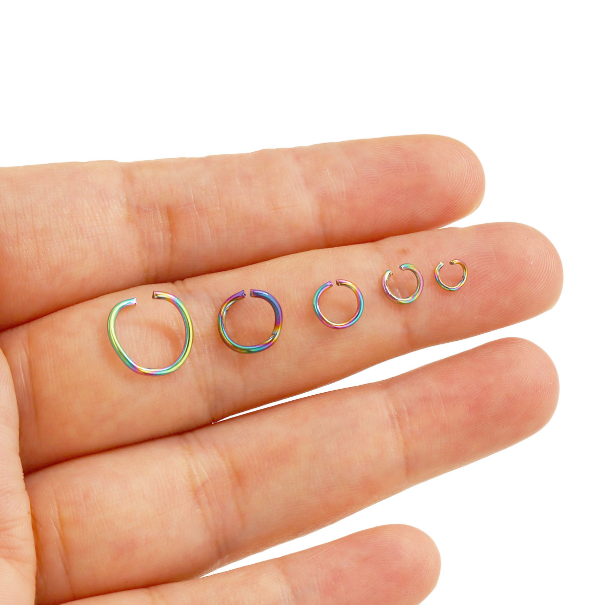100pcs Cincin Sambung Stainles - Jewelry Making Jump Rings ulasan dan harga