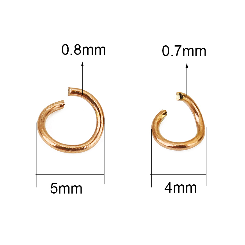 100 pcs Cincin Loncat Baja Ant - Jewelry Making Jump Rings ulasan dan harga