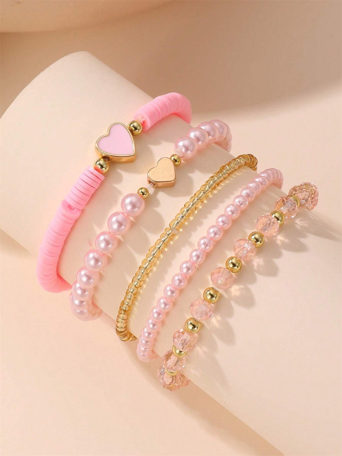 5 Buah Set Gelang Anak Hati Me - Jewelry Making Kits For Girls ulasan dan harga