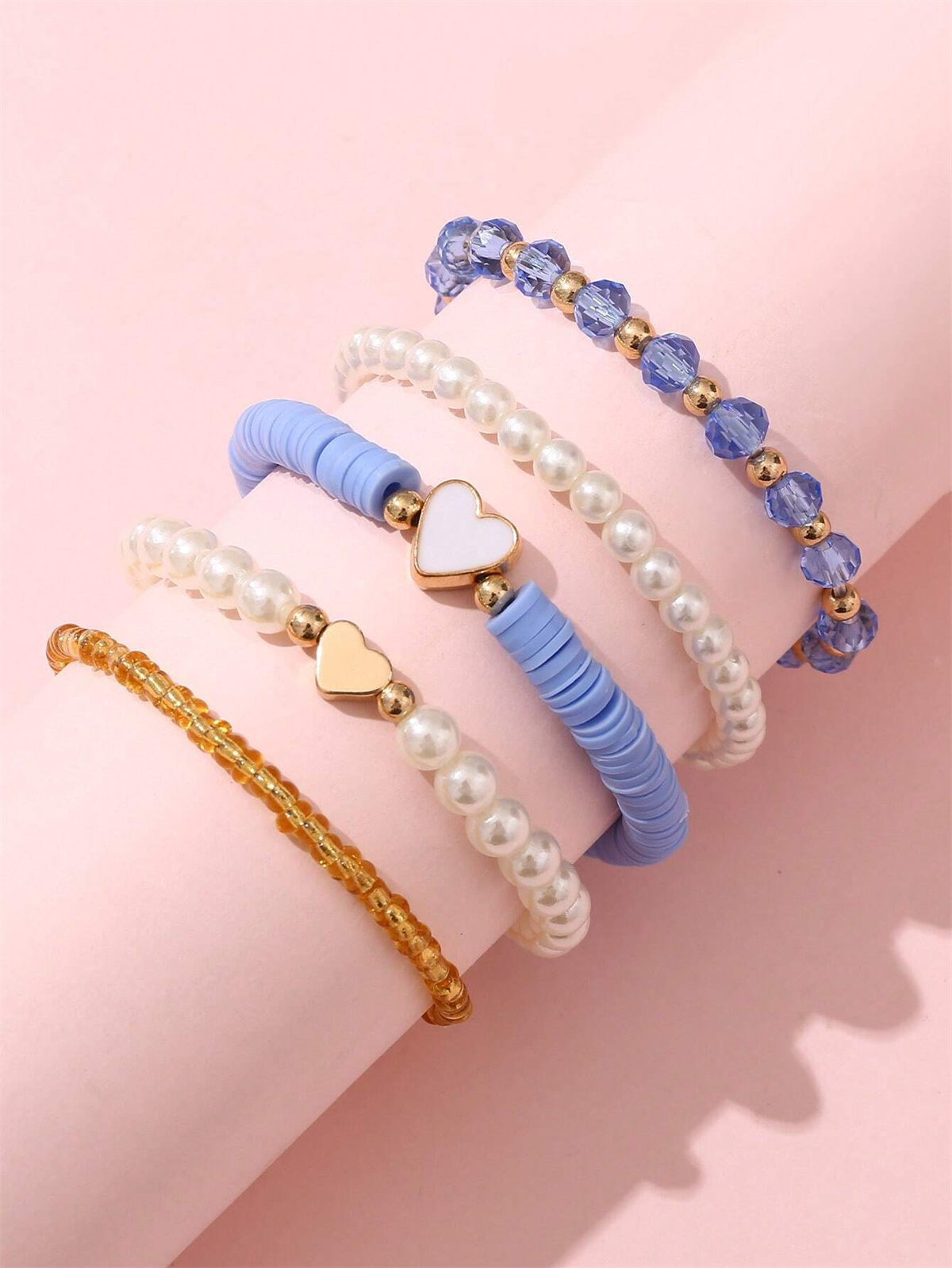 5 Buah Set Gelang Anak Hati Me - Jewelry Making Kits For Girls ulasan dan harga