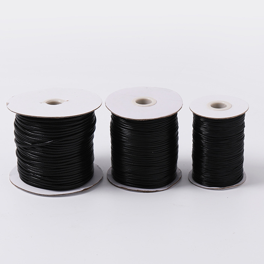 Tali Lilin Hitam 0.5/1.0/1.5/2 - Jewelry Making Event ulasan dan harga
